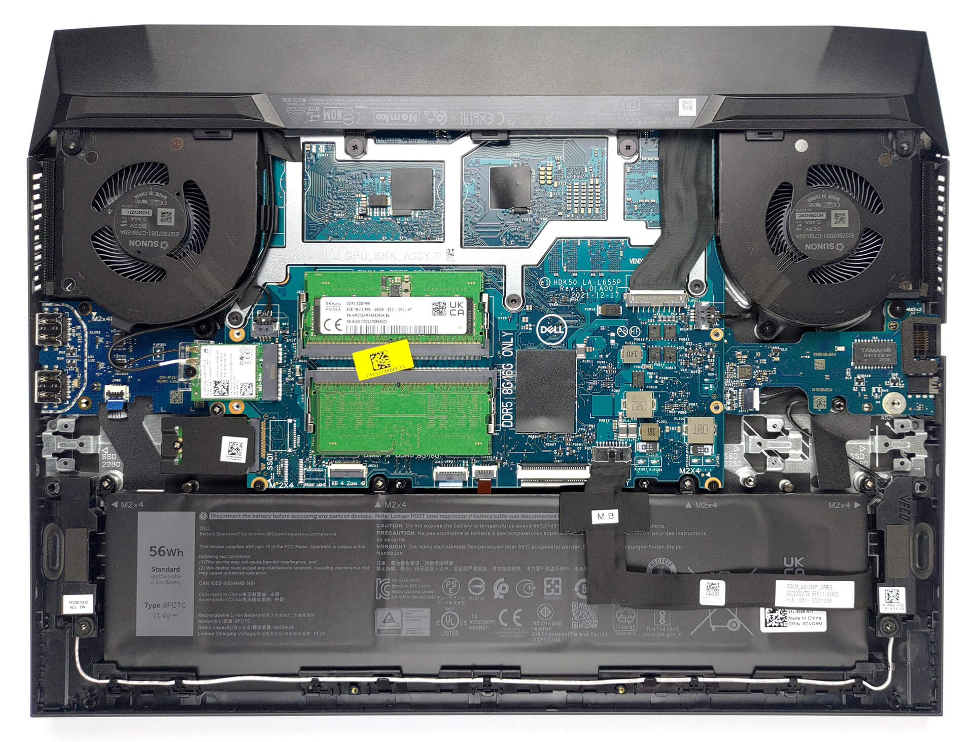 How to replace and fix DELL G15 5510 5511 5520 5515 GDL55 07CT7T DC02003U700 battery cable (Dell G15 5520)